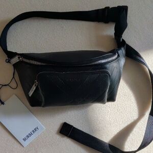Burberry Black Belt Bag for Men